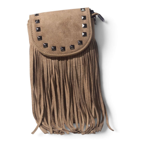 European Union Women Beige Chamois Hand Bag #3556