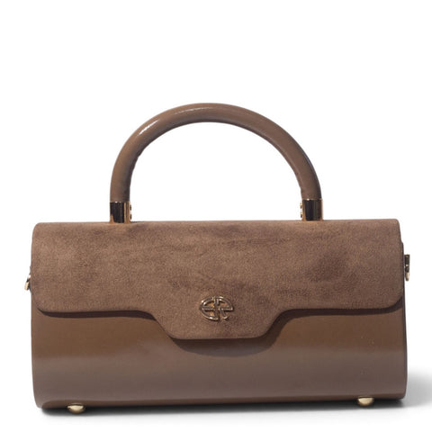 European Union Women Cafe Leather Hand Bag #3572