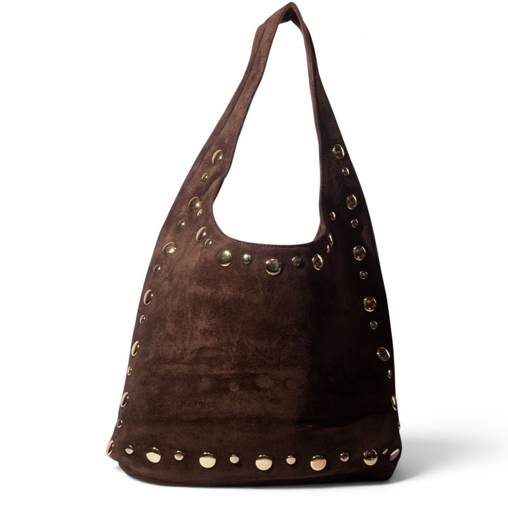 European Union Women Brown Chamois Hand Bag #3593