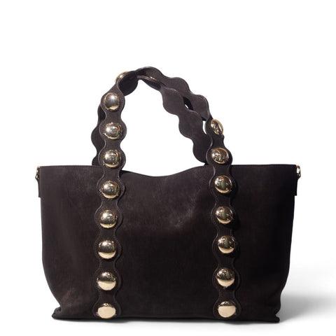 European Union Women Brown Leather Hand Bag #3594