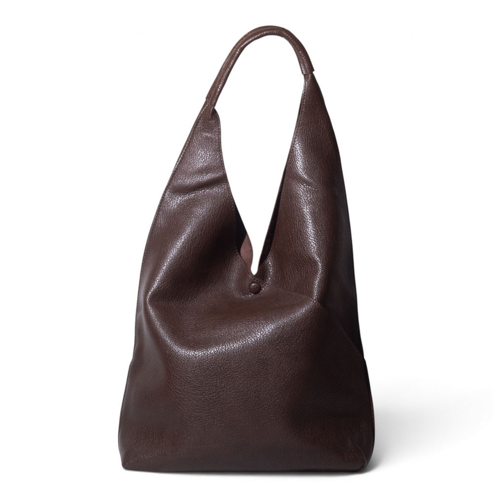 European Union Women Brown Leather Hand Bag #3600