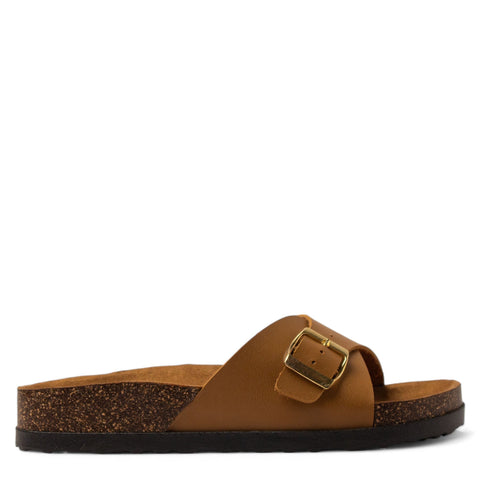 Women Havan Leather Slipper #3746