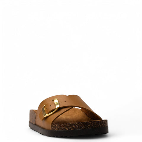 Women Havan Leather Slipper #3746
