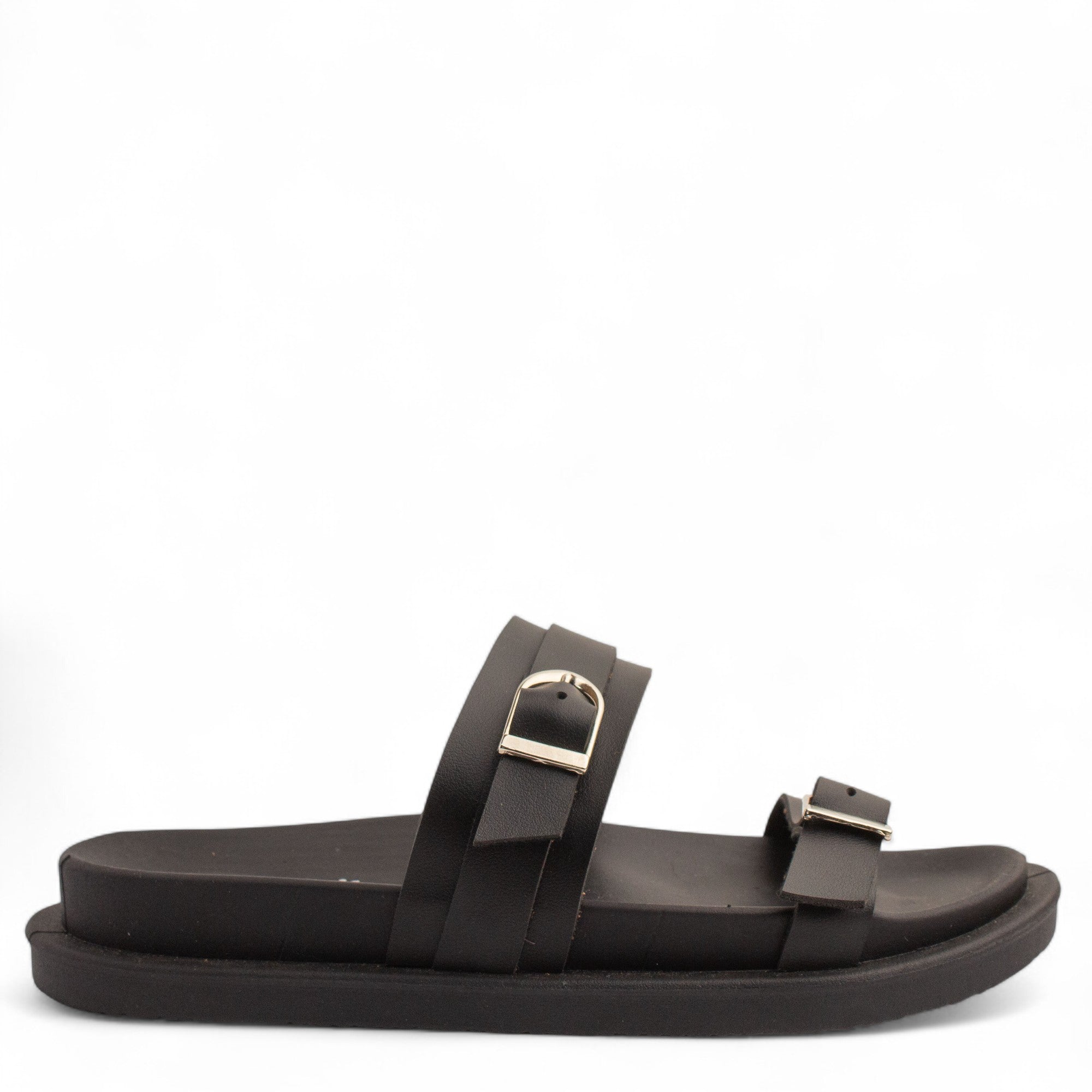 Women white Leather Slipper #3752