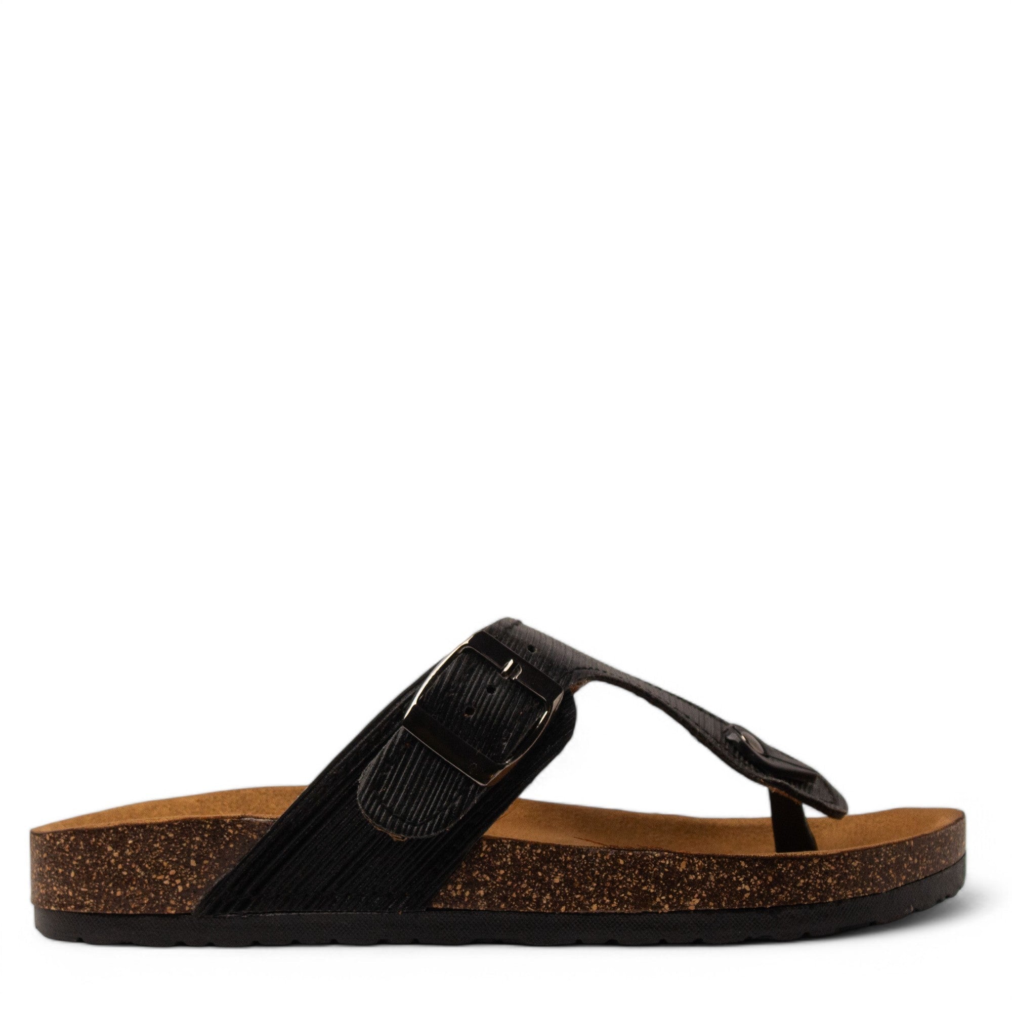 Women Black Glitter Slipper #3794