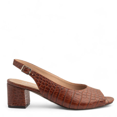 Women Brown Leather Sandal #3803
