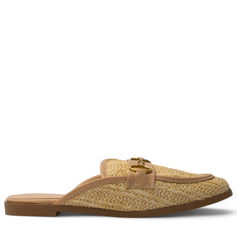 Europeon Union Women Beige Magdool Mules #3855
