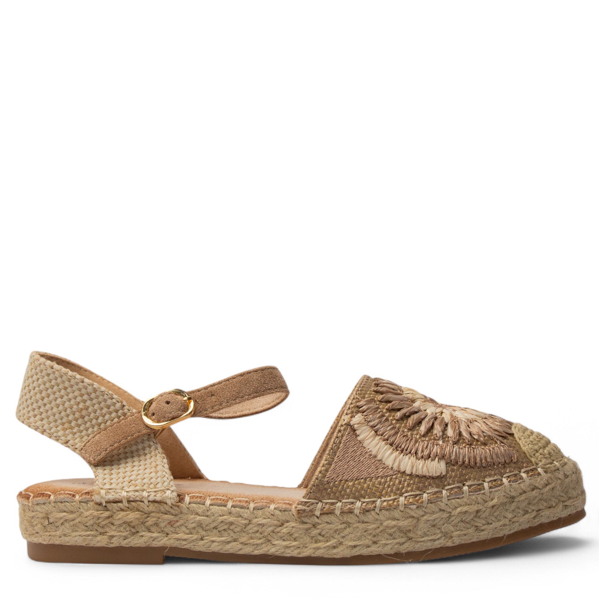 Europeon Union Women Beige Cloth Wedges #3868