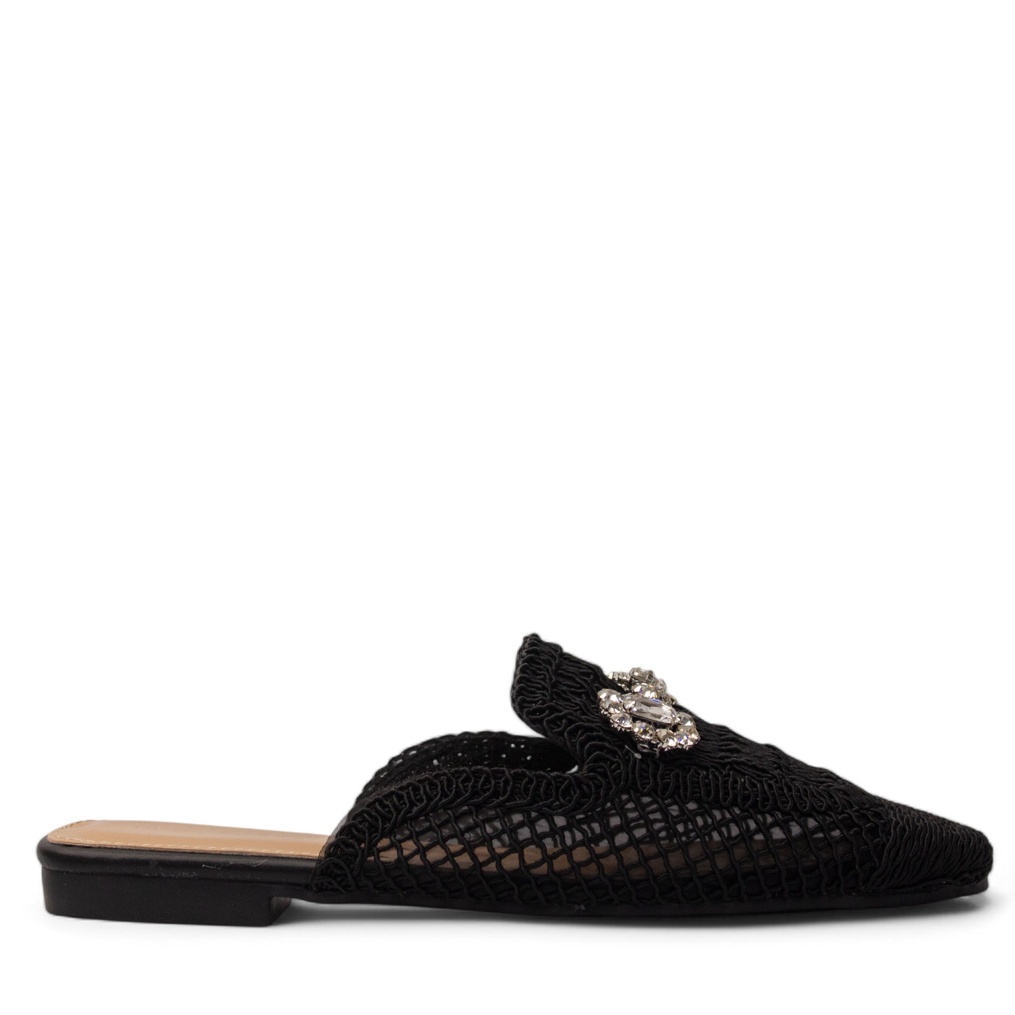 Europeon Union Women Black Magdool Mules #3875