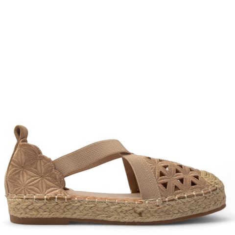 Europeon Union Women Cafe Cloth Wedges #3884
