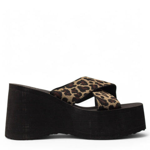 Europeon Union Women Black Cloth Slipper #3905