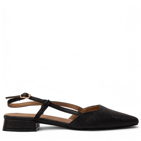 Europeon Union Women Black Magdool Mules #3909
