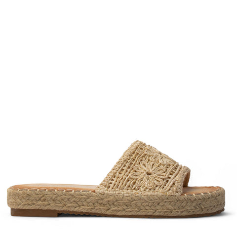 Europeon Union Women Beige Cloth Slipper #3934