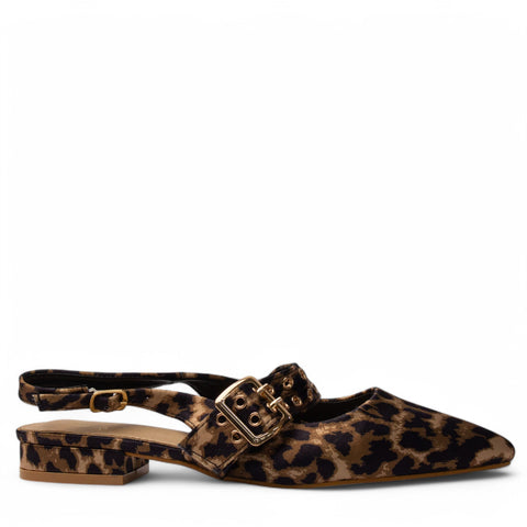 Europeon Union Women Brown Satin Mules #3961