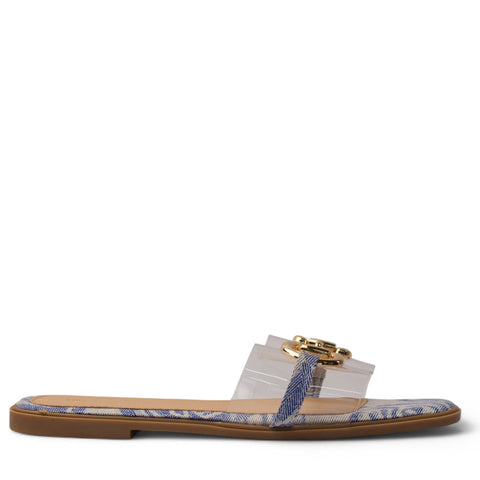 Europeon Union Women Blue Plastic Slipper #3987