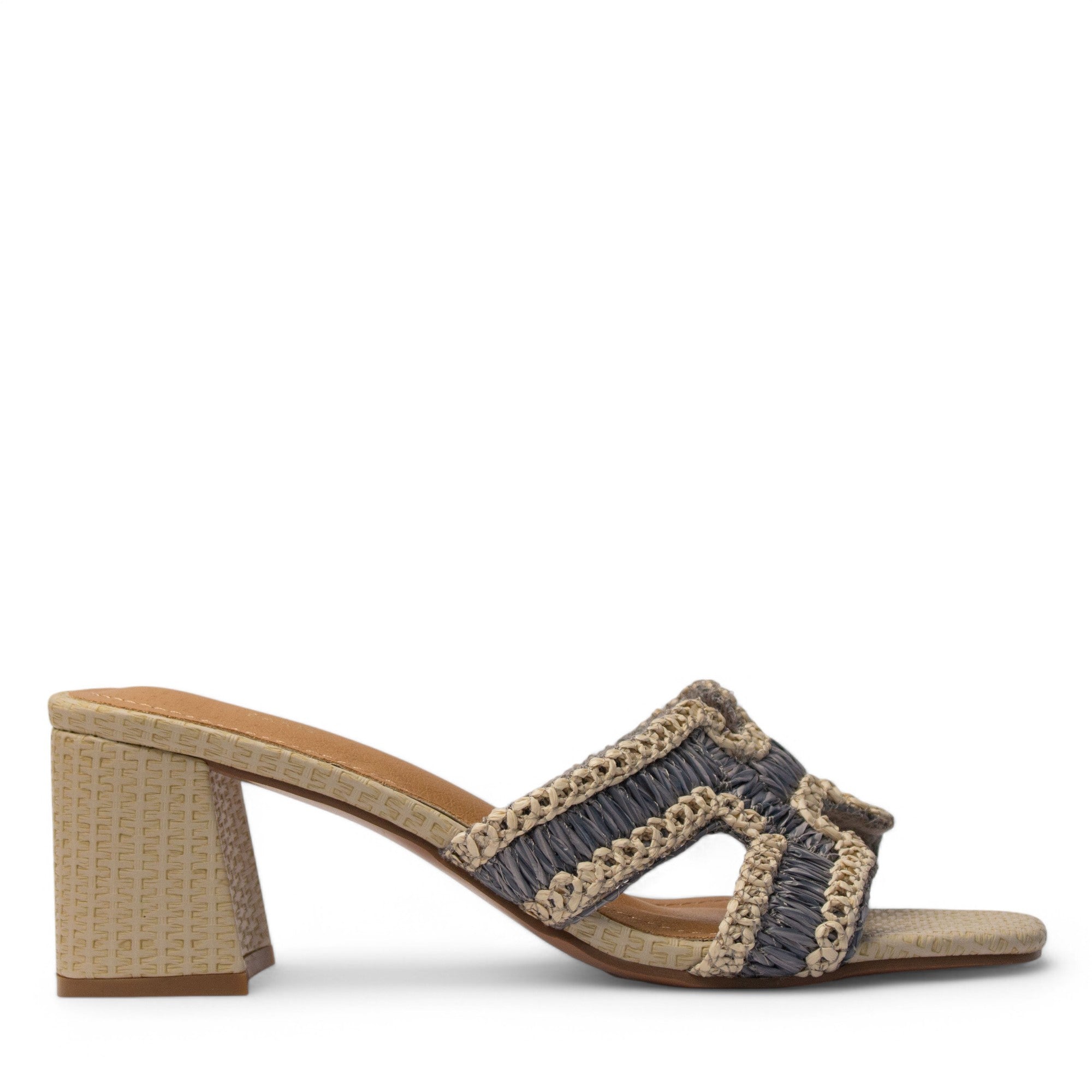 Europeon Union Women Blue Magdool Heels #4021