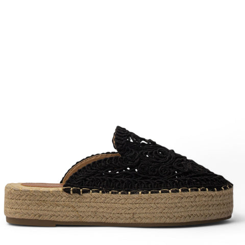 Europeon Union Women Black Magdool Wedges #4058