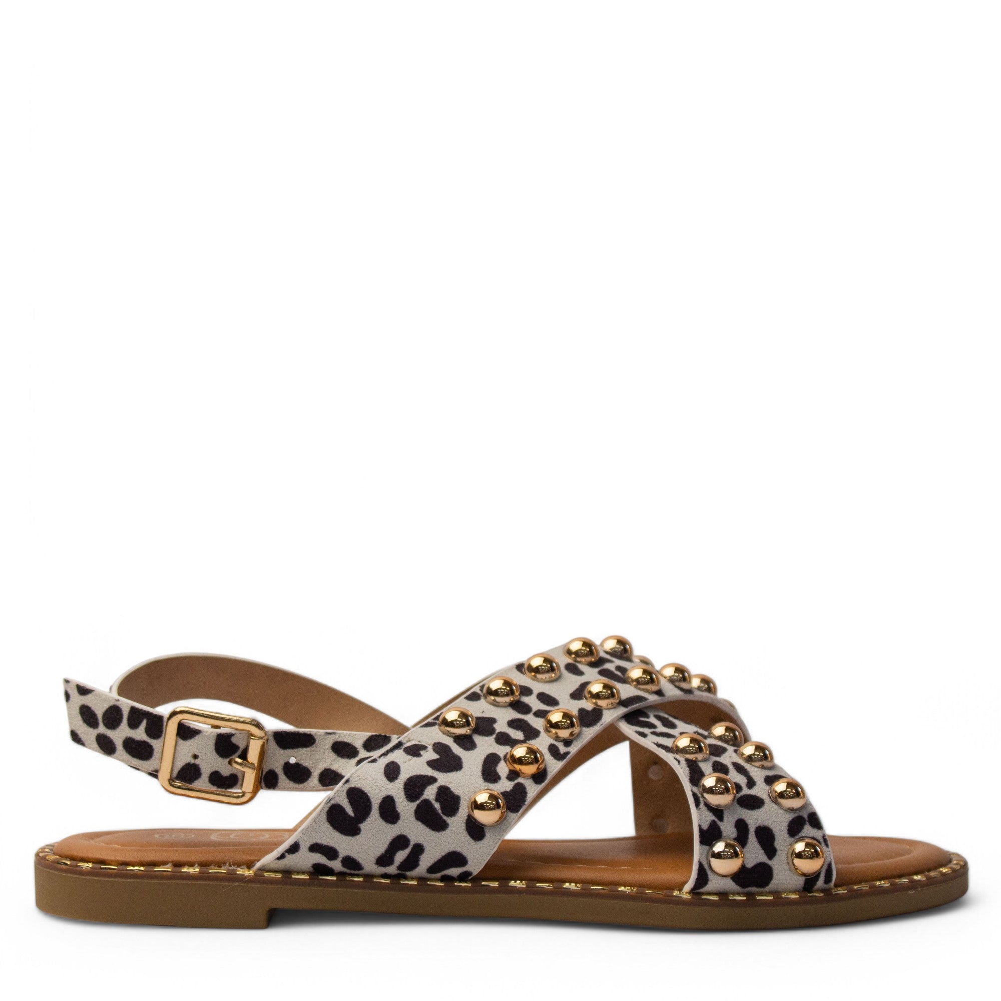 Europeon Union Women White Chamois Sandal #4064