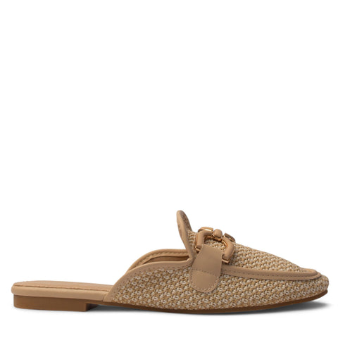 Europeon Union Women Beige Magdool Mules #4070