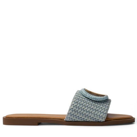 Europeon Union Women Light Blue Magdool Slipper #4089