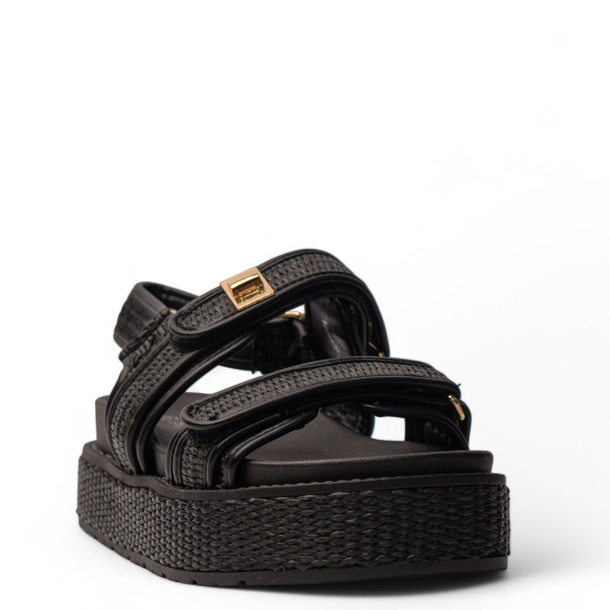 Europeon Union Women Black Magdool Sandal #4102