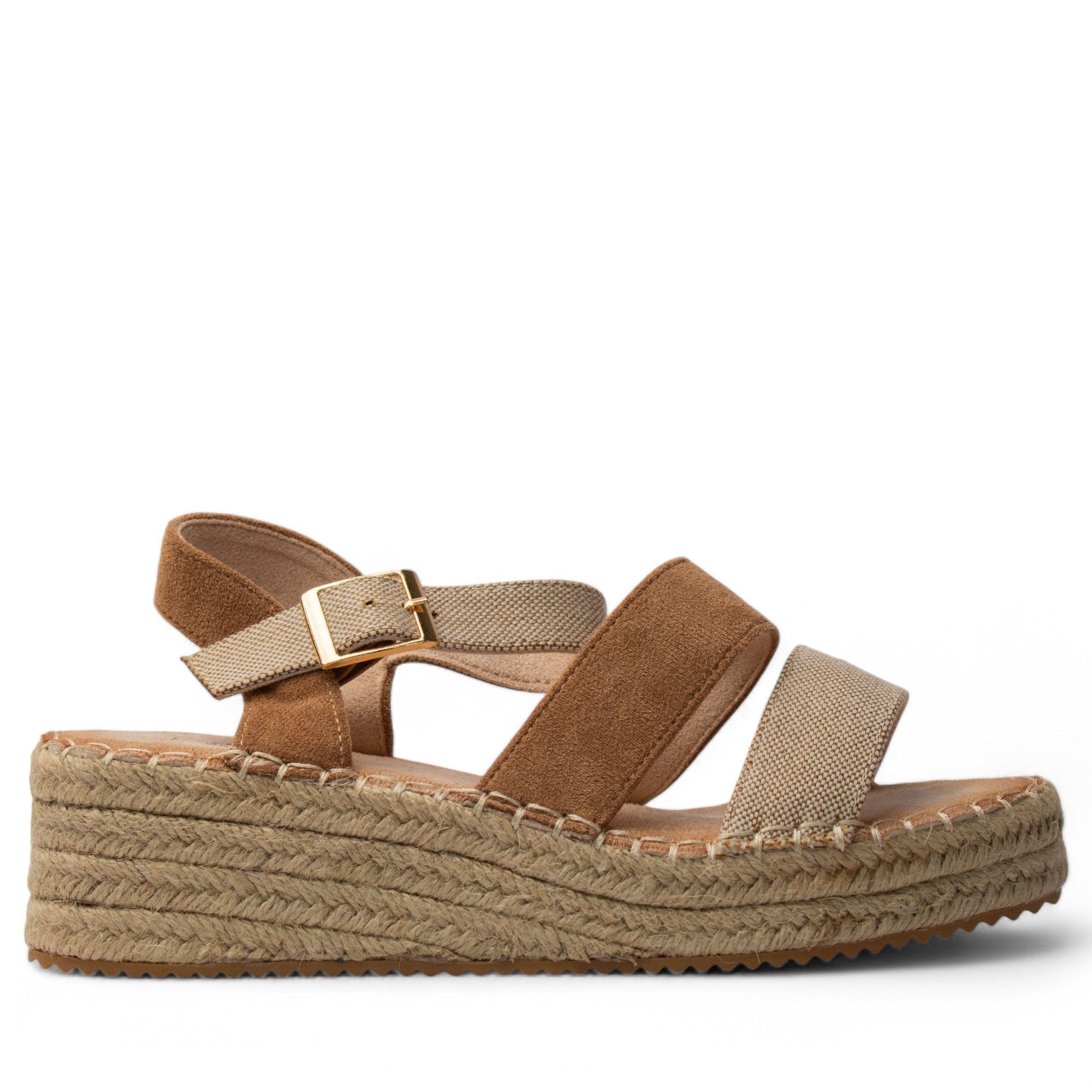 Europeon Union Women Camel Chamois Sandal #4120