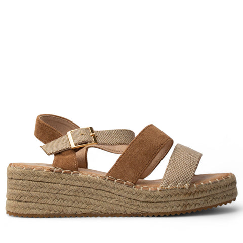 Europeon Union Women Camel Chamois Sandal #4120