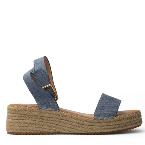Europeon Union Women Light Blue Jeans Sandal #4122