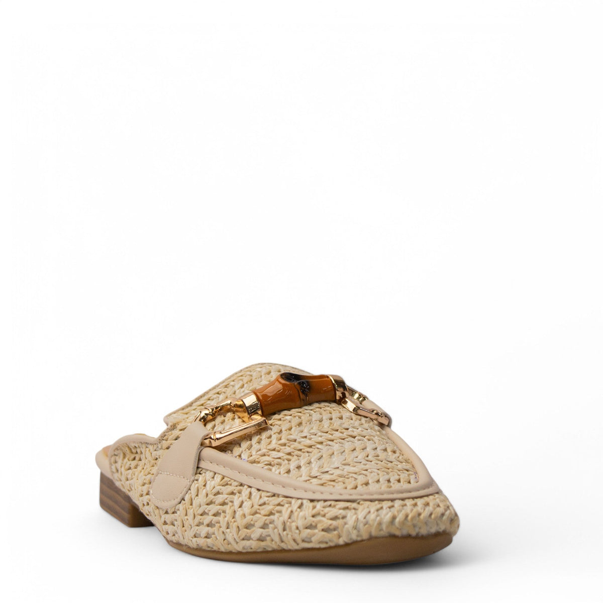Europeon Union Women Beige Magdool Mules #4157
