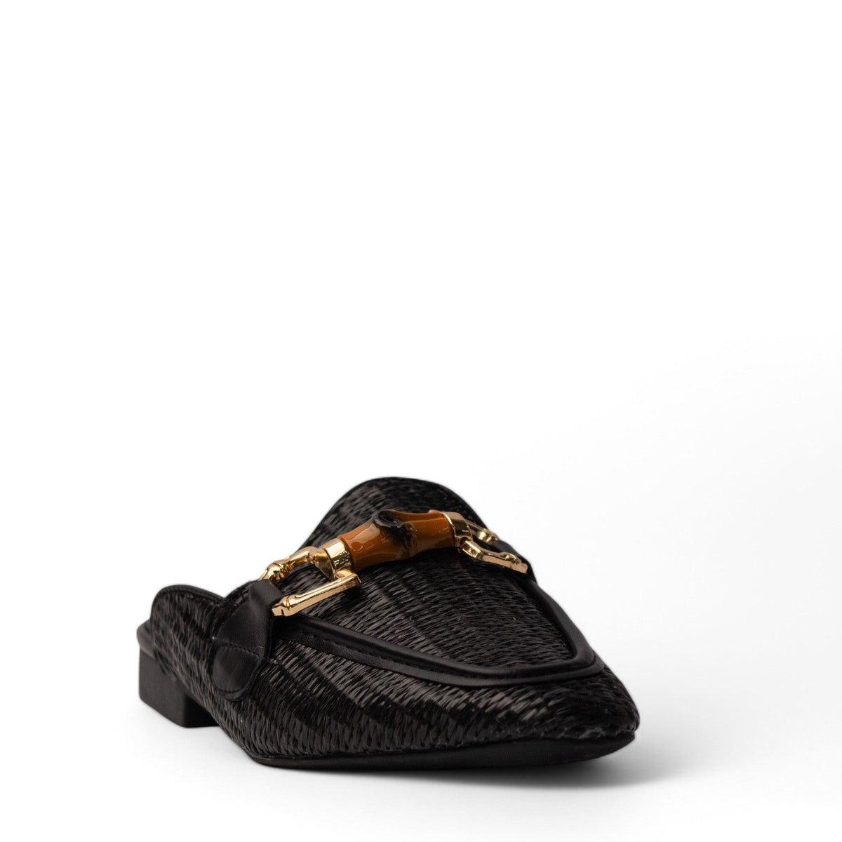Europeon Union Women Black Magdool Mules #4158