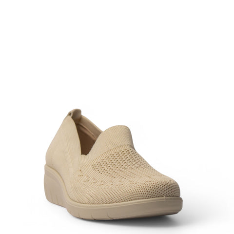 Europeon Union Women Beige Cloth Shoe #4161