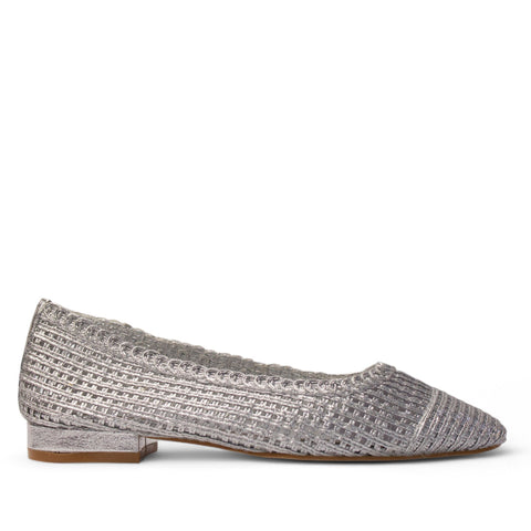 Europeon Union Women Silver Magdool Shoe #4165