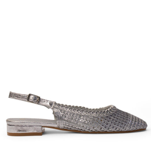 Europeon Union Women Silver Magdool Sandal #4168