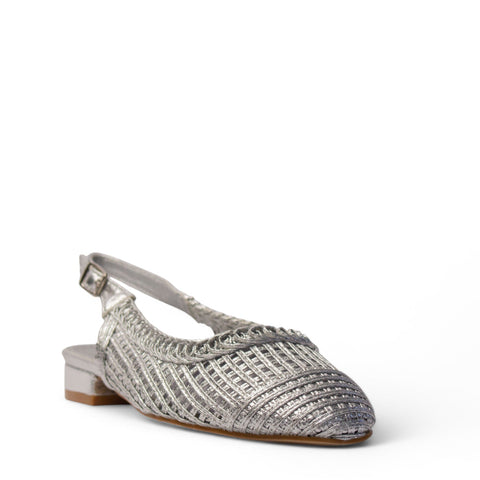Europeon Union Women Silver Magdool Sandal #4168