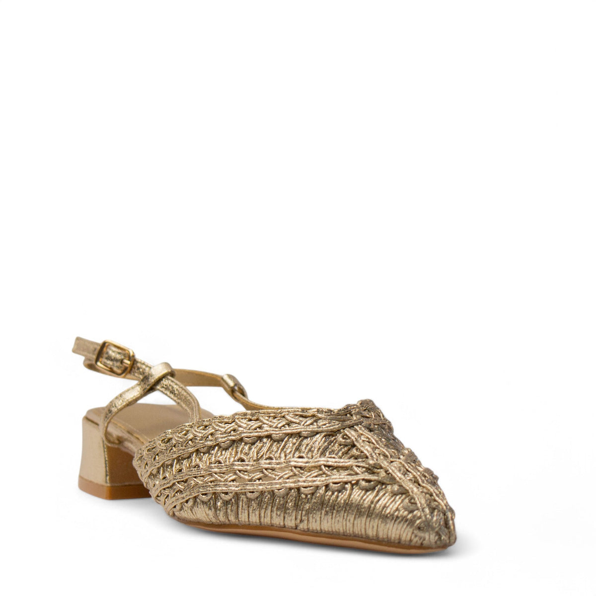 Europeon Union Women Gold Magdool Sandal #4172