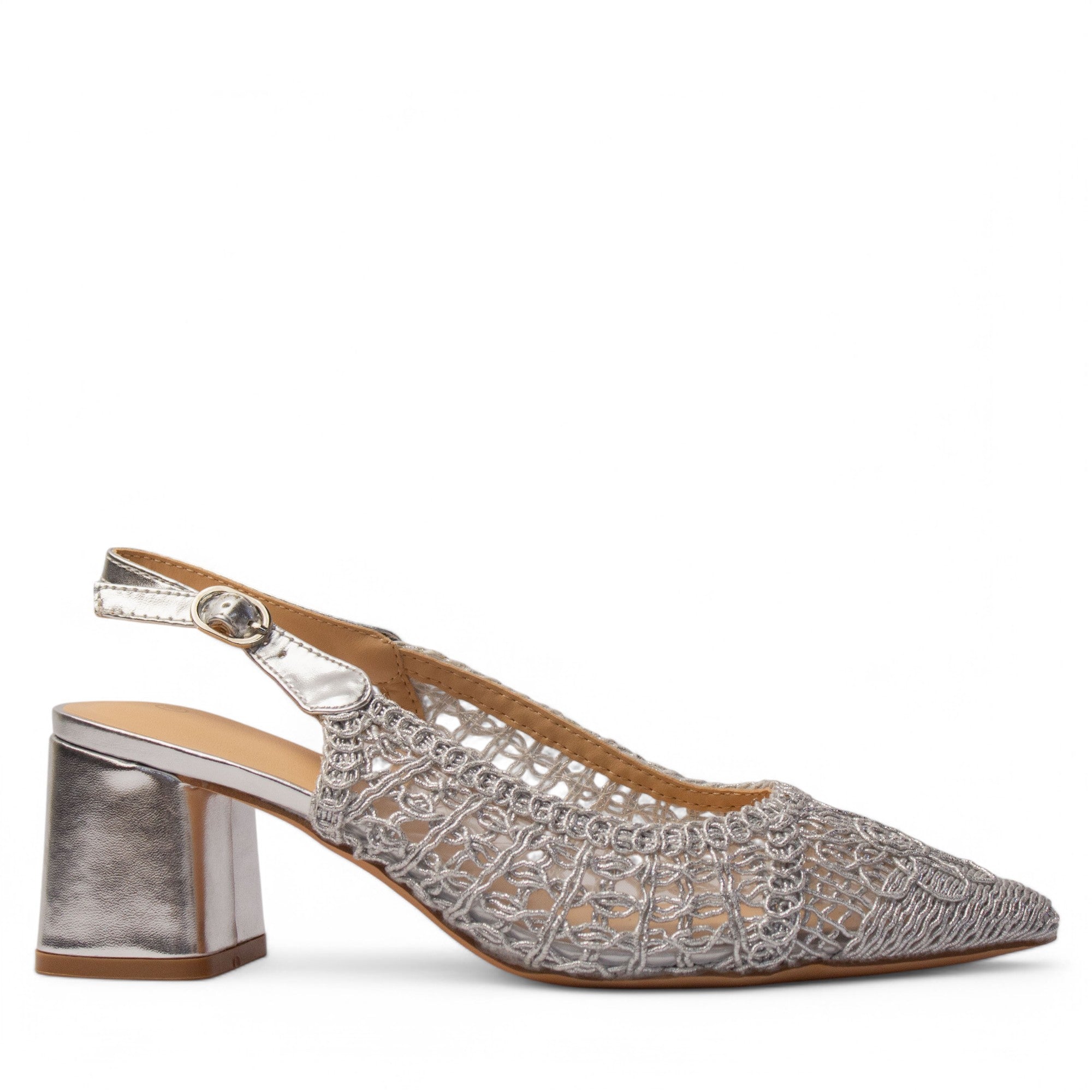 Europeon Union Women Silver Magdool Sandal #4173
