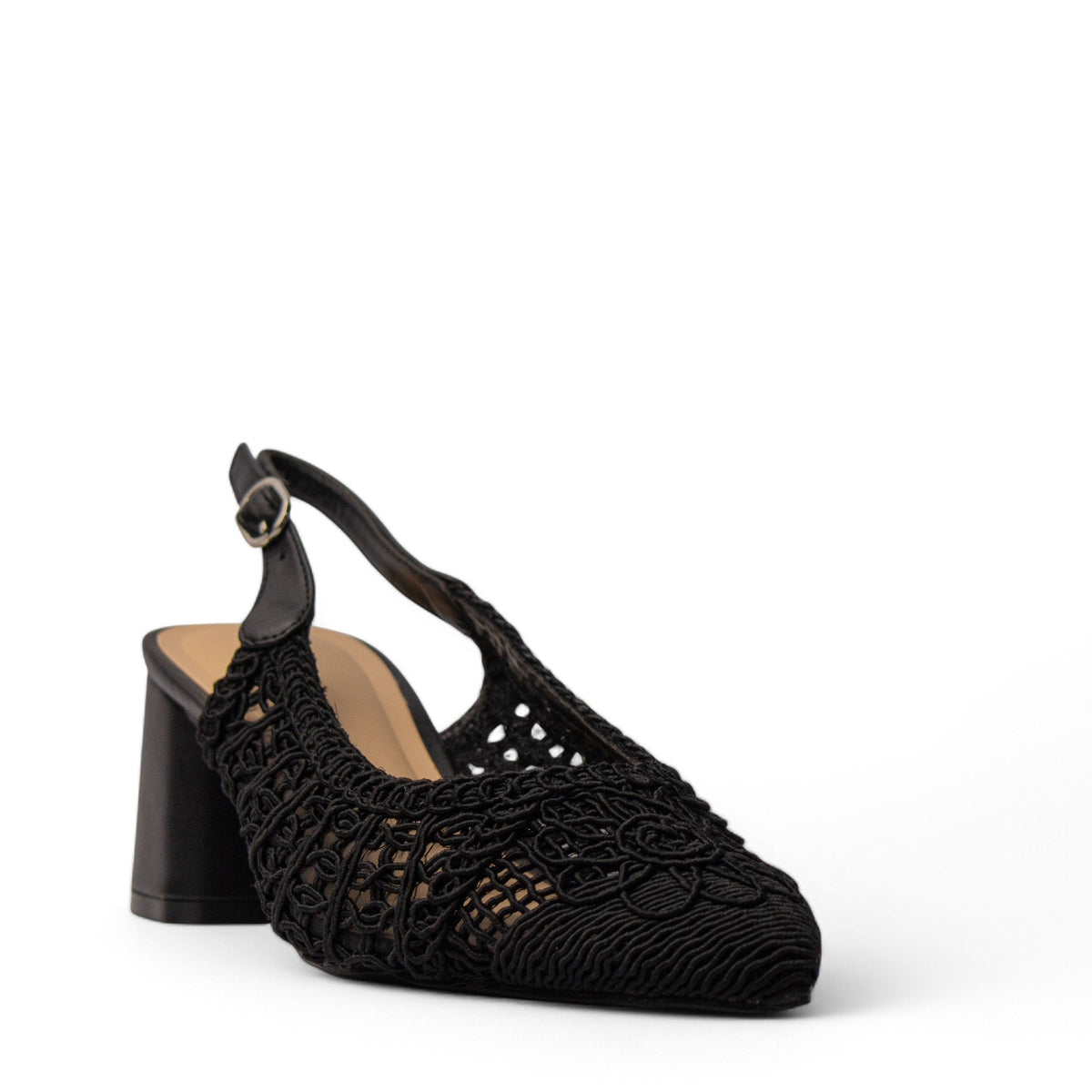 Europeon Union Women Black Magdool Sandal #4174
