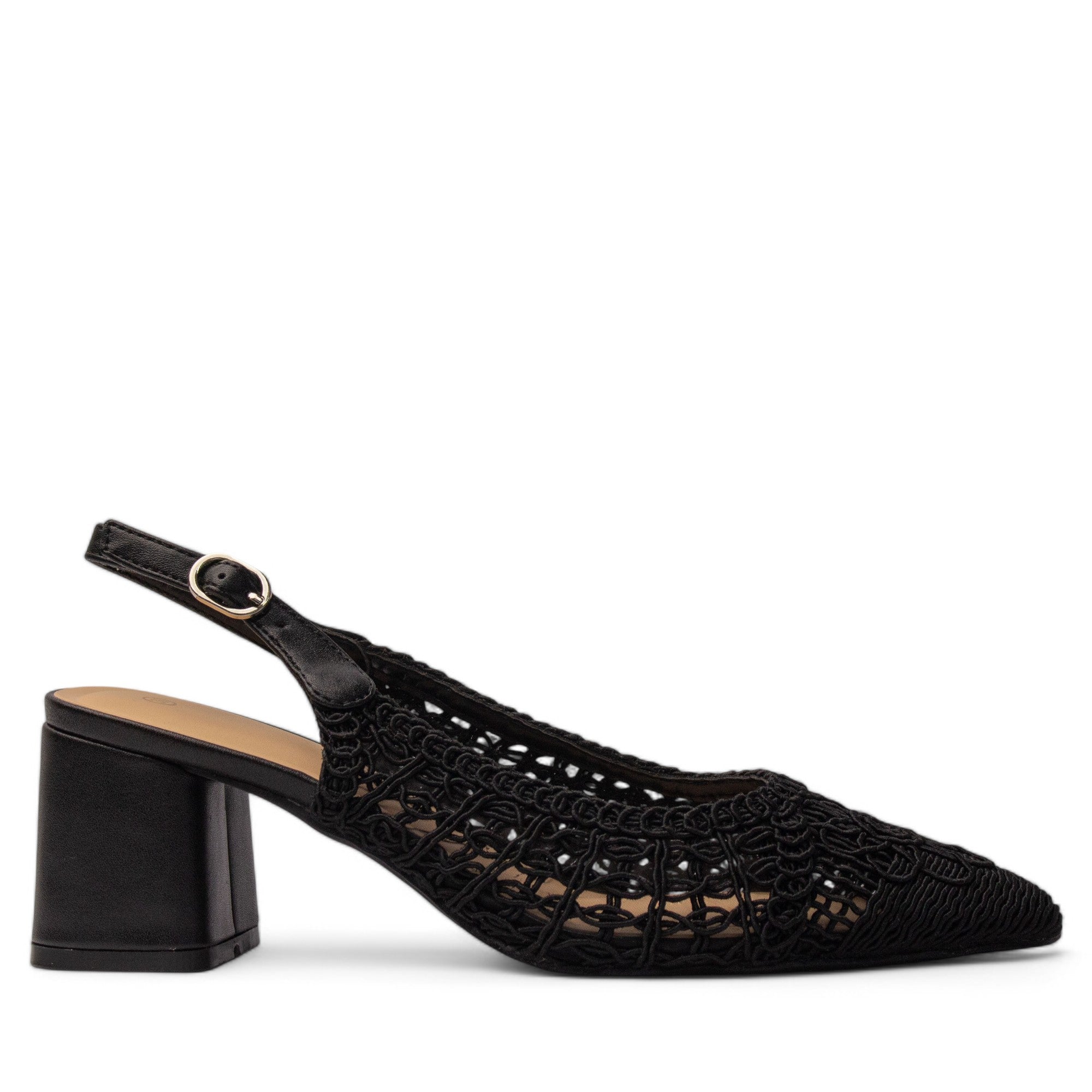 Europeon Union Women Black Magdool Sandal #4174