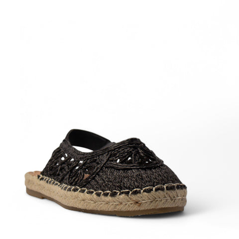 Europeon Union Women Black Magdool Sandal #4219