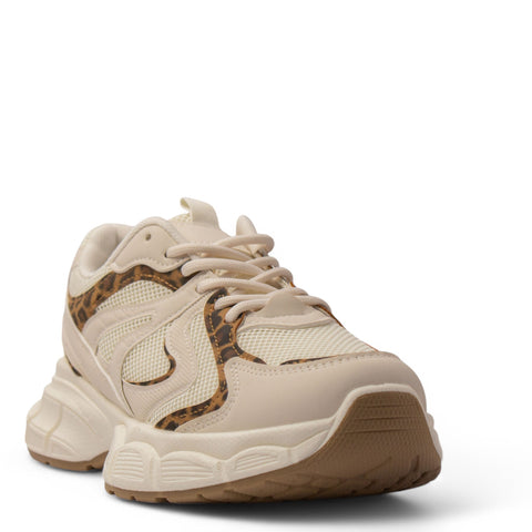 Europeon Union Women Beige Leather Shoe #4259