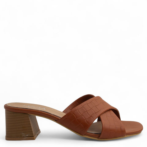 Women Havan Leather Heels #4297