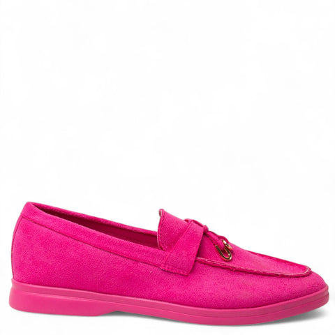 Europeon Union Women Fuchia Chamois Shoes #4350