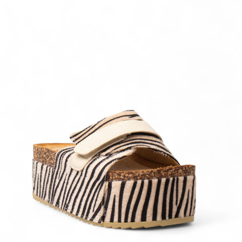Europeon Union Women Beige Chamois Wedges #4356