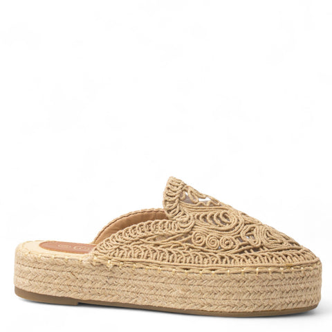 Europeon Union Women Cafe Cloth Mules #4358