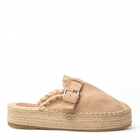 Europeon Union Women Cafe Chamois Mules #4360