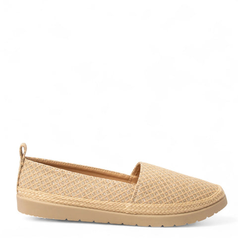 Europeon Union Women Beige Cloth Espadrilles #4370