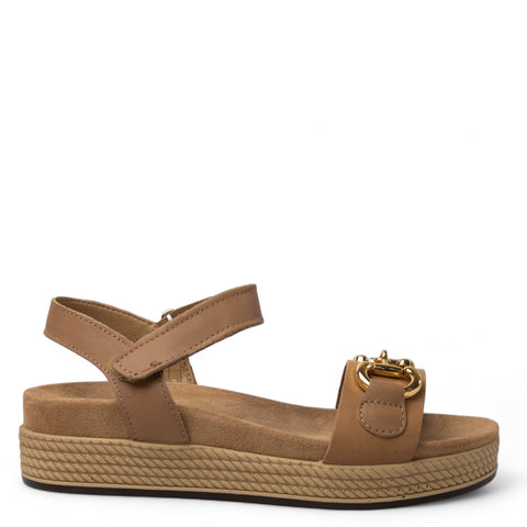 Italian Women Cafe Leather Sandal #4412