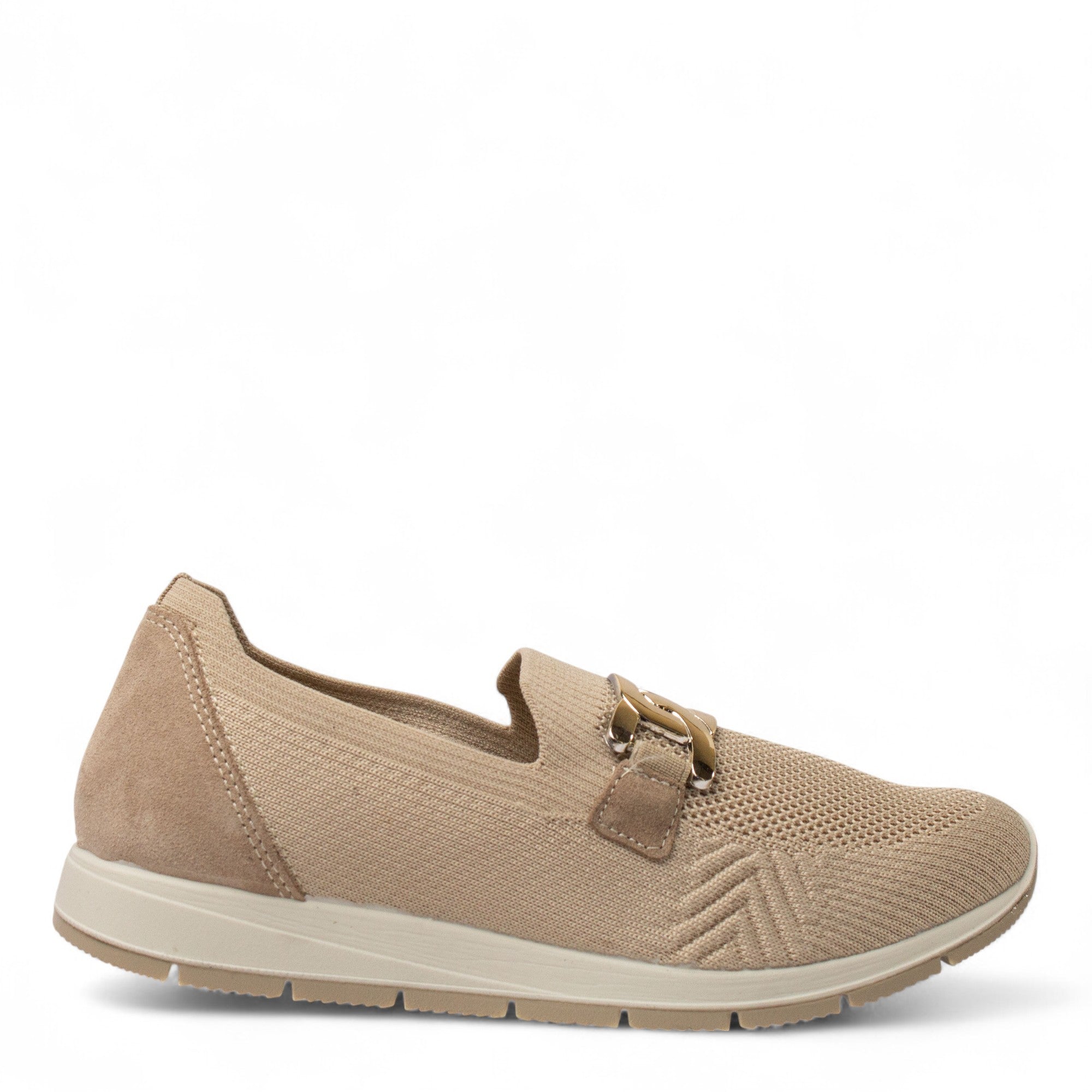 Italian Women Beige Cloth Espadrilles #4442