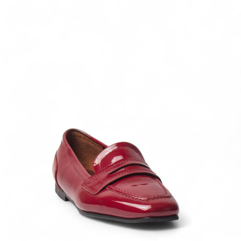 Women Maroon Vernis Leather Shoes #4481