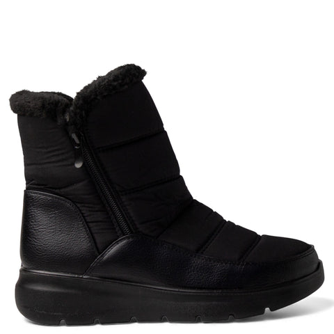 Europeon Union Women Black WaterProof Half Boot #4537